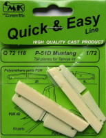 CMK Q72118 P-51D Mustang Tail planes for TAM 1/72