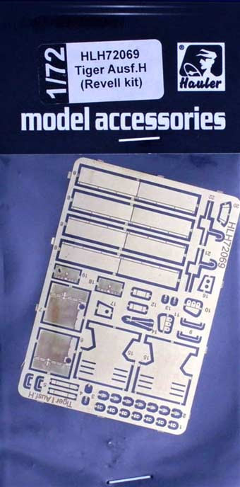 Hauler HLH72069 Tiger Ausf.H - detail PE set (REV) 1/72
