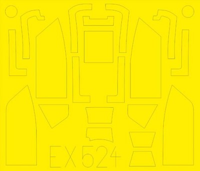 Eduard EX524 Mask 1/48 Bf 109G-6 Erla canopy (EDU)