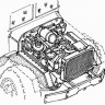 CMK 3004 M 939 - engine set for ITA (Cummins NHC250) 1/35