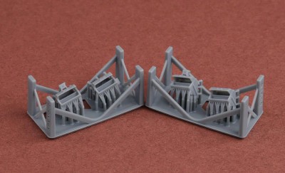 Sbs Model 3D018 Smoke emitters for British WWII tanks (4 pcs) 1/72