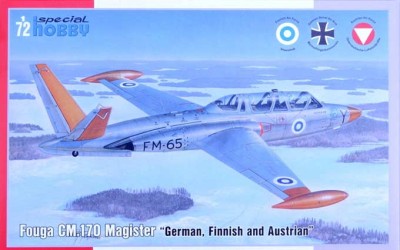 Special hobby SH72373 1/72 Fouga CM.170 Magister (Germ.,Finland,Austria)
