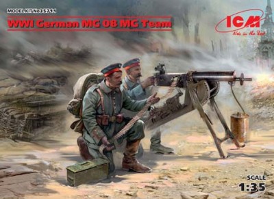 ICM 35711 Германский пулеметный расчет І МВ 1/35