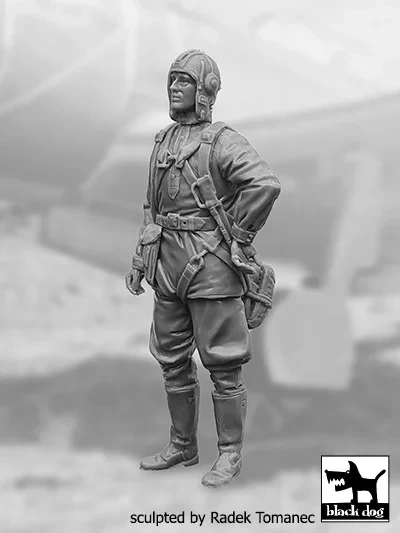 Black Dog F32154 Soviet fighter pilot WWII No.3 (1 fig.) 1/32