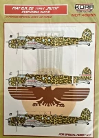 Kora Model 48065 Decals Fiat BR.20 Ruth over China Part III 1/48