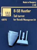 SBS model 48070 B-58 Hustler Tail turret (REV,MONO) 1/48
