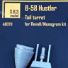 SBS model 48070 B-58 Hustler Tail turret (REV,MONO) 1/48