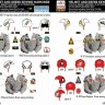 HAD E321007 F-14A/D Helmet & dress sewing markings Vol.1 1/32