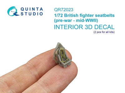 Quinta studio QR72023 Комплект ремней для самолета ВВС Британии, до/начало/середина ВМВ (2 шт) 1/72