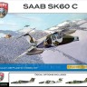 Pilot Replicas PR48A008 SAAB SK60 C Top quality plastic kit with surface details 2nd to none 1/48