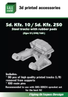SBS Model 3D035 Sd.Kfz.10/250 Steel tracks w/ rubber pads 3D 1/35