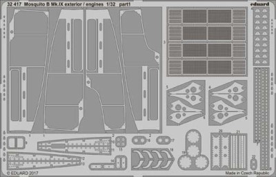 Eduard 32417 Mosquito B Mk.IX exterior / engines 1/32