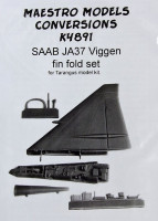 Maestro Models MMCK-4891 1/48 SAAB JA37 Viggen fin fold set (TARA)