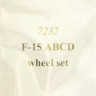 Res-Im RESIM7232 1/72 F-15 ABCD wheel set