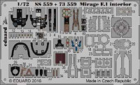 Eduard SS559 Mirage F.1 interior 1/72