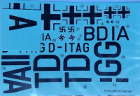 LF Model C72196 Decals MS 230 in Luftwaffe (SMER) Part II. 1/72