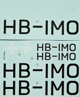 LF Model C7283 Decals Mosquito over Switzerland Part III 1/72
