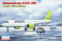 Восточный Экспресс 144136 Airbus A220-300 Air Baltic 1/144