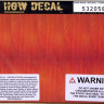 HGW 532058 Decal Dark Wood/Natural (transparent) 1/32