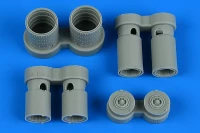 Aires 4909 F5/F Tiger II exhaust nozzles (AFV/EDU) 1/48
