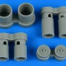 Aires 4909 F5/F Tiger II exhaust nozzles (AFV/EDU) 1/48