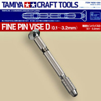 Tamiya 74050 Fine Pin Vise D - ручка-зажим для сверел диам. от 0,1-3,2мм