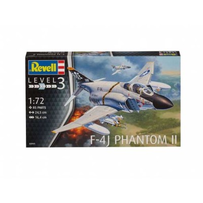 Revell 03941 Самолет истребитель F-4J Phantom US Navy 1/72