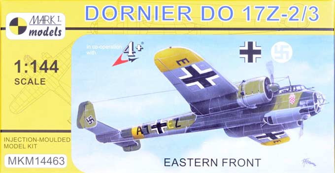 Mark 1 Models MKM-14463 Dornier Do 17Z-2/3 Eastern Front (4x camo) 1/144