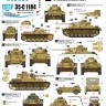 Star Decals 35-C1184 Fall Blau and Stalingrad # 2. Pz-Abt. 103 / 3. Infanterie Division (mot.) and Pz-Abt. 116 / 16. Infanterie Division (mot.) 1942-43. Pz.Kpfw.II Ausf.F, Pz.Kpfw.III Ausf.H, J and L, Pz.Kpfw.IV Ausf.F2, Sd.Kfz.11, Kubelwagen 1/35