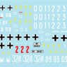 Star Decals 35-C1184 Fall Blau and Stalingrad # 2. Pz-Abt. 103 / 3. Infanterie Division (mot.) and Pz-Abt. 116 / 16. Infanterie Division (mot.) 1942-43. Pz.Kpfw.II Ausf.F, Pz.Kpfw.III Ausf.H, J and L, Pz.Kpfw.IV Ausf.F2, Sd.Kfz.11, Kubelwagen 1/35