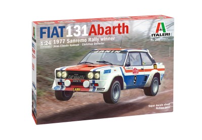 Italeri 03621 Fiat 131 Abarth 1977 Sanremo Rally Winner 1/24