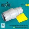 Reskit RSU32-254 F-16 Fight.Falcon (F100-GE-129) exh.noz.(TAM) 1/32