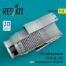 Reskit RSU32-254 F-16 Fight.Falcon (F100-GE-129) exh.noz.(TAM) 1/32