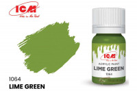 ICM C1064 Лаймовый(Lime Green), краска акрил, 12 мл