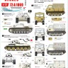 Star Decals 72-A1069 1. Skijager Division. German SkijГ¤ger Division on Eastern Front 1944-45.Sturmgeschutz/StuG.III Ausf.G, R.S.O./1, T-34 m/1941, T-34 m/1943, Grille Ausf.H 15cm SPG, Kfz 1 Kubelwagen 1/72