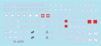 Star Decals 72-A1173 IDF Generic Markings # 2. Israeli brigade/unit insignia markings for tanks and AFVs 1/72