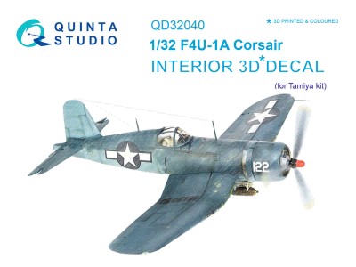 Quinta studio QD32040 F4U-1A Corsair (для модели Tamiya) 1/32