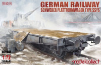 Modelcollect UA72086 German Railway Schwerer Plattformwagen Type Ssys 1/72