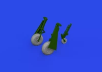 Eduard 672366 BRASSIN P-51D wheels diamond tread (EDU) 1/72