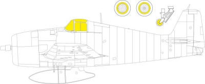 Eduard EX866 Mask F6F-5 TFace (EDU) 1/48