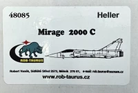 Rob Taurus 48085 Vacu Canopy Mirage 2000 C (HELLER) 1/48