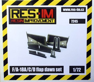 Res-Im RESIM7245 1/72 F/A-18A/C/D flap down set (ACAD)