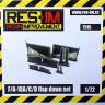 Res-Im RESIM7245 1/72 F/A-18A/C/D flap down set (ACAD)