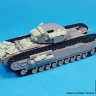 Black Dog T72171 Infantry tank Churchil Mk.I accessories set	(designed to be used with Hasegawa kits) 1/72