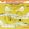 Kora Model MDE72009 MiG-29 Fulcrum 9-12 Cuban Air Force декали декали 1/72