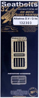 HGW 132303 Seatbelts Albatros D.V / D.Va (2 sided) 1/32