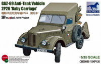 Bronco CB35099 GAZ-69 Anti-Tank Vehicle 2P26 1/35