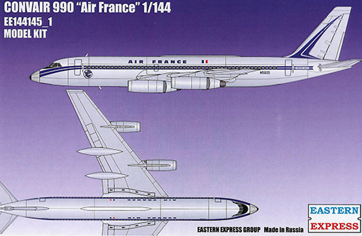 Восточный экспресс 144145-1 Авиалайнер CV990 AIR FRANCE 1/144