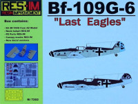 RES-IM RESIM-7202 1/72 Bf-109G-6 & detail sets (Last Eagles)
