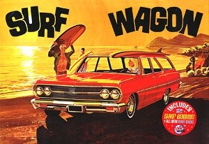 AMT 1131 1965 Chevy Chevelle Surf Wagon 1/25